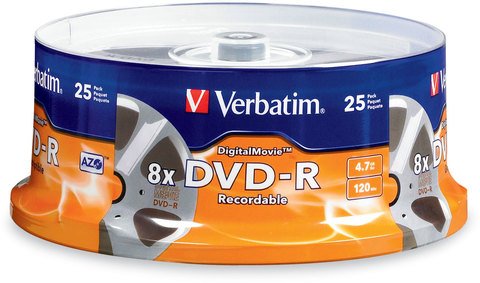 8x DVD-R Logo Branded - 25 Discs