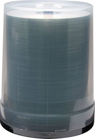 52x CD-R Shiny Silver Thermal Printable - 100 Discs