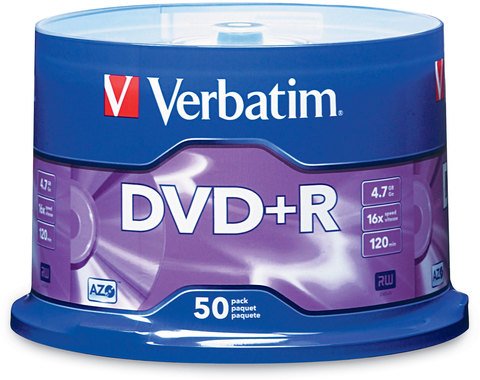 DVD+R Logo Branded 50 Discs