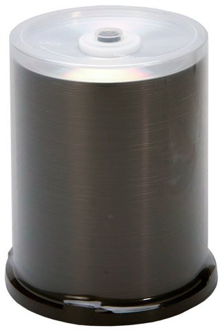 52x CD-R Shiny Silver Thermal Printable - 100 Discs