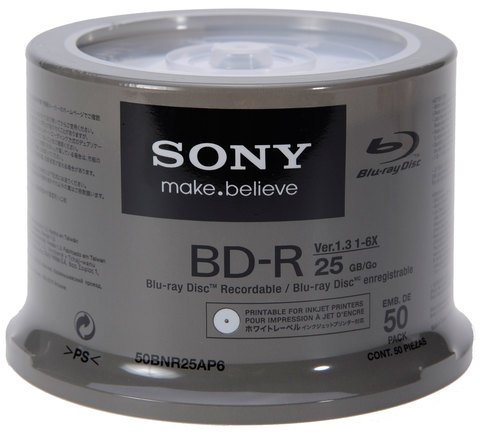 Plexdisc 633 214 25 Gb 6x Blu Ray White Inkjet Printable Single Layer Recordable Disc Bd R 50 Disc Spindle