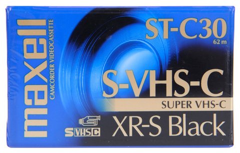 VHS-C ST-C30 XR-S Black 30 Minutes