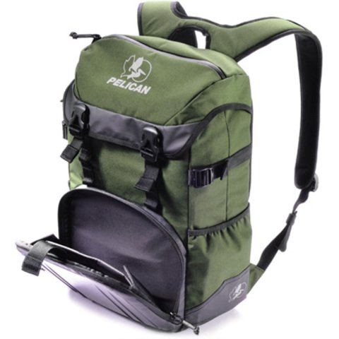 S145 Sport Tablet Backpack - Green on Black