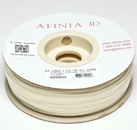 Value-Line Glow-in-the-Dark Green ABS Filament - 22131