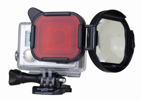 SwitchBlade3+ Red Filter/Macro Lens for HERO3+