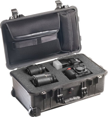1510LFC Laptop Overnight Case with Foam - Black
