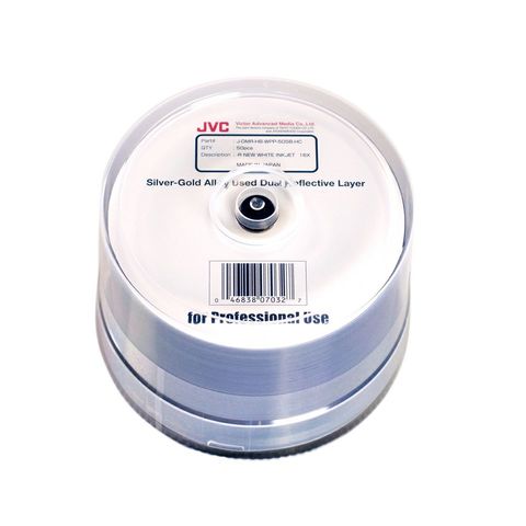 16x DVD-R White Inkjet Printable - 50 Discs