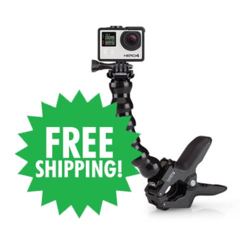 HERO4 Silver & Jaws: Flex Clamp