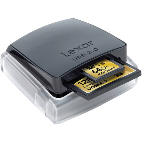 Professional USB 3.0 Dual-Slot Card Reader