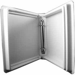 polyline white 2 ring disc binder 1 inch