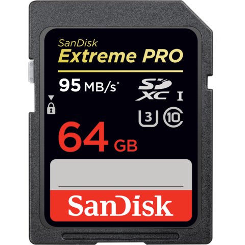 64GB Extreme Pro SDXC Class 10 UHS-1