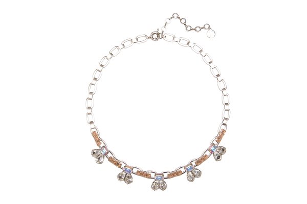KRISTEN STATEMENT NECKLACE IN SILVER