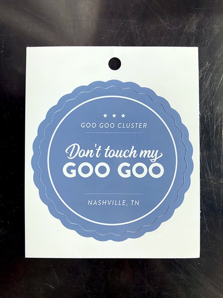 Don't Touch My Goo Goo Sticker