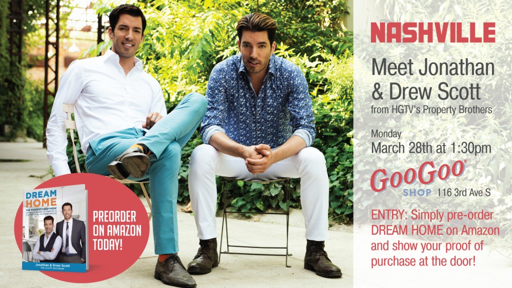 Goo Goo Shop Event: Meet the Scott Brothers – Jonathan and Drew Image