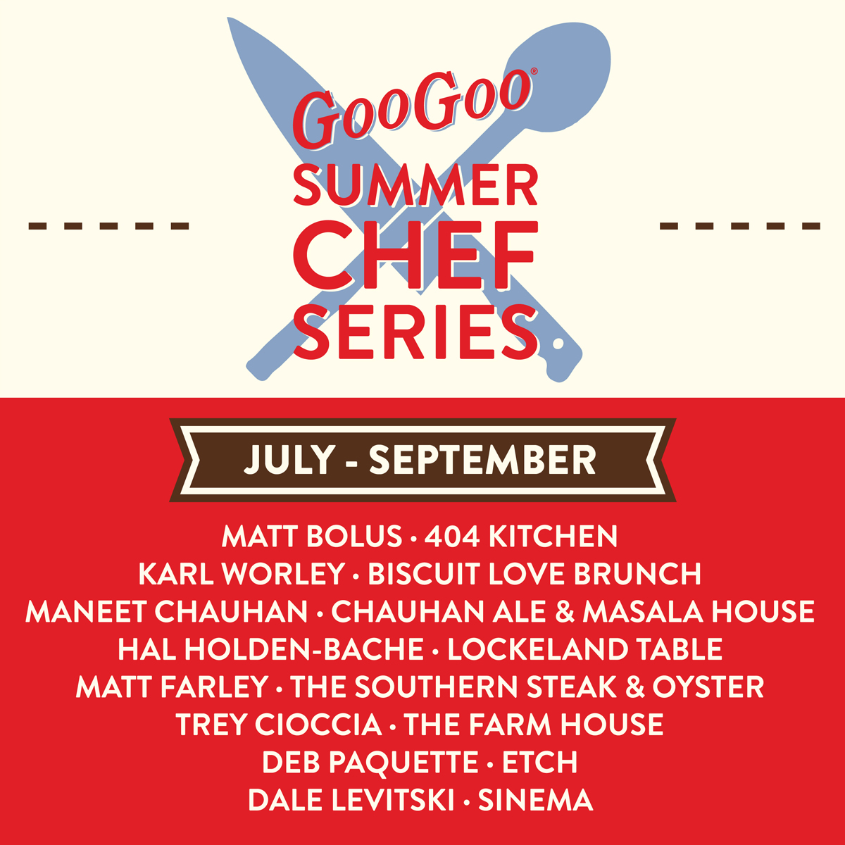 Announcing the Goo Goo Summer Chef Series Image