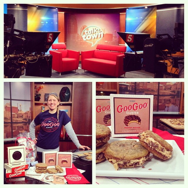Peanut Butter Goo Goo Cookie Sandwiches on Talk of the Town Image