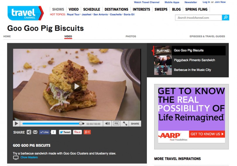 Goo Goo on Travel Channel’s “Chow Masters” Image