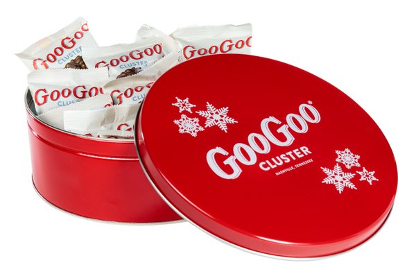 Red Holiday Tin